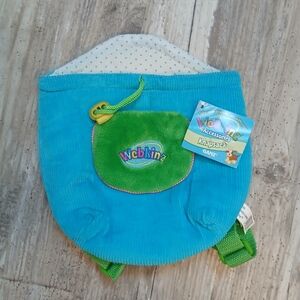 Webkinz Ganz Plush Pet Carrier Aqua Blue Green Knapsack New With Tags